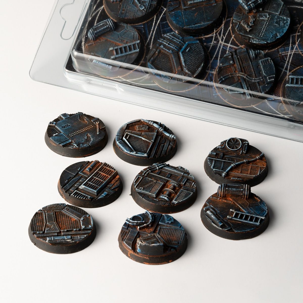 GamersGrass - Spaceship Corridor Bases, Round 32mm (x8)