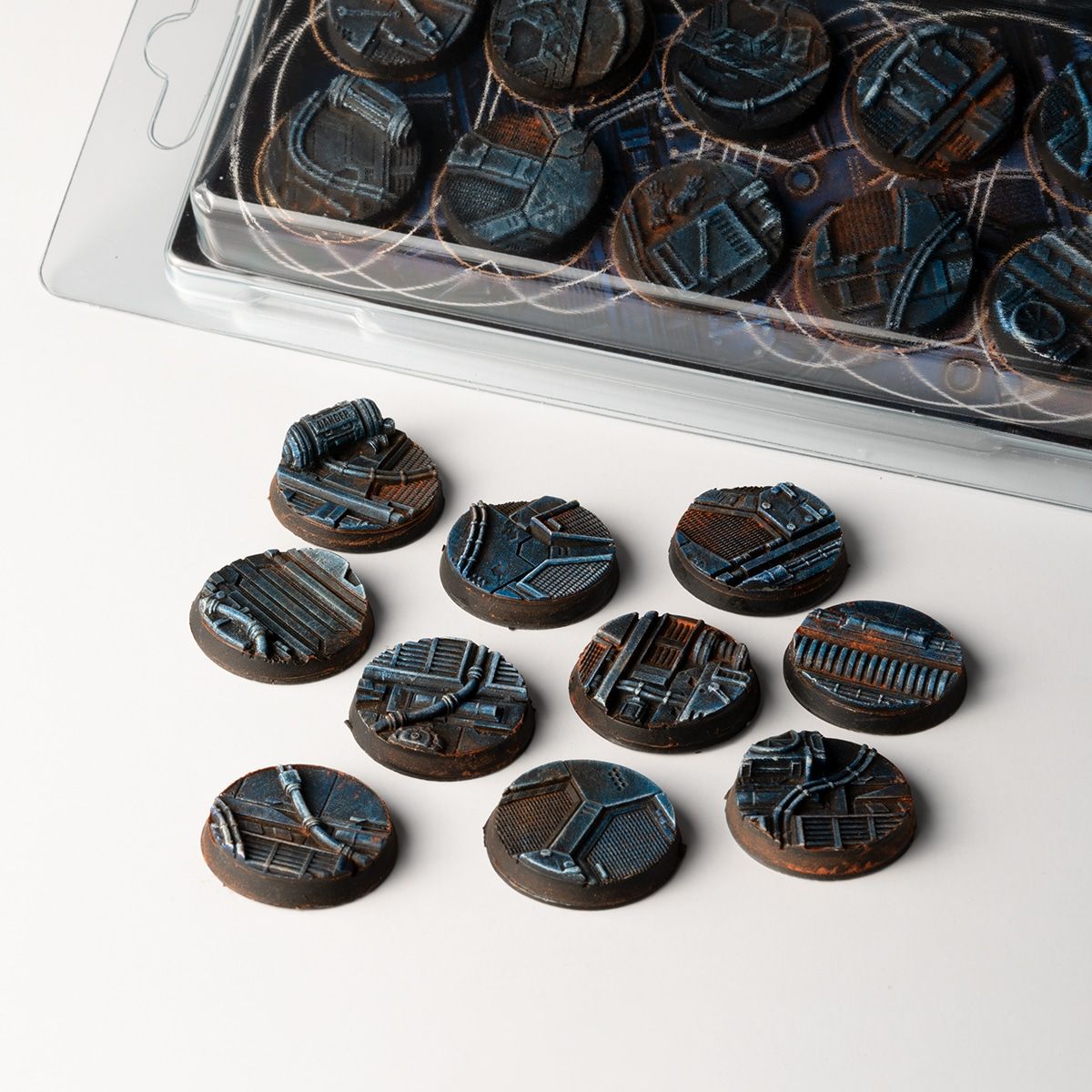 GamersGrass - Spaceship Corridor Bases, Round 25mm (x10)