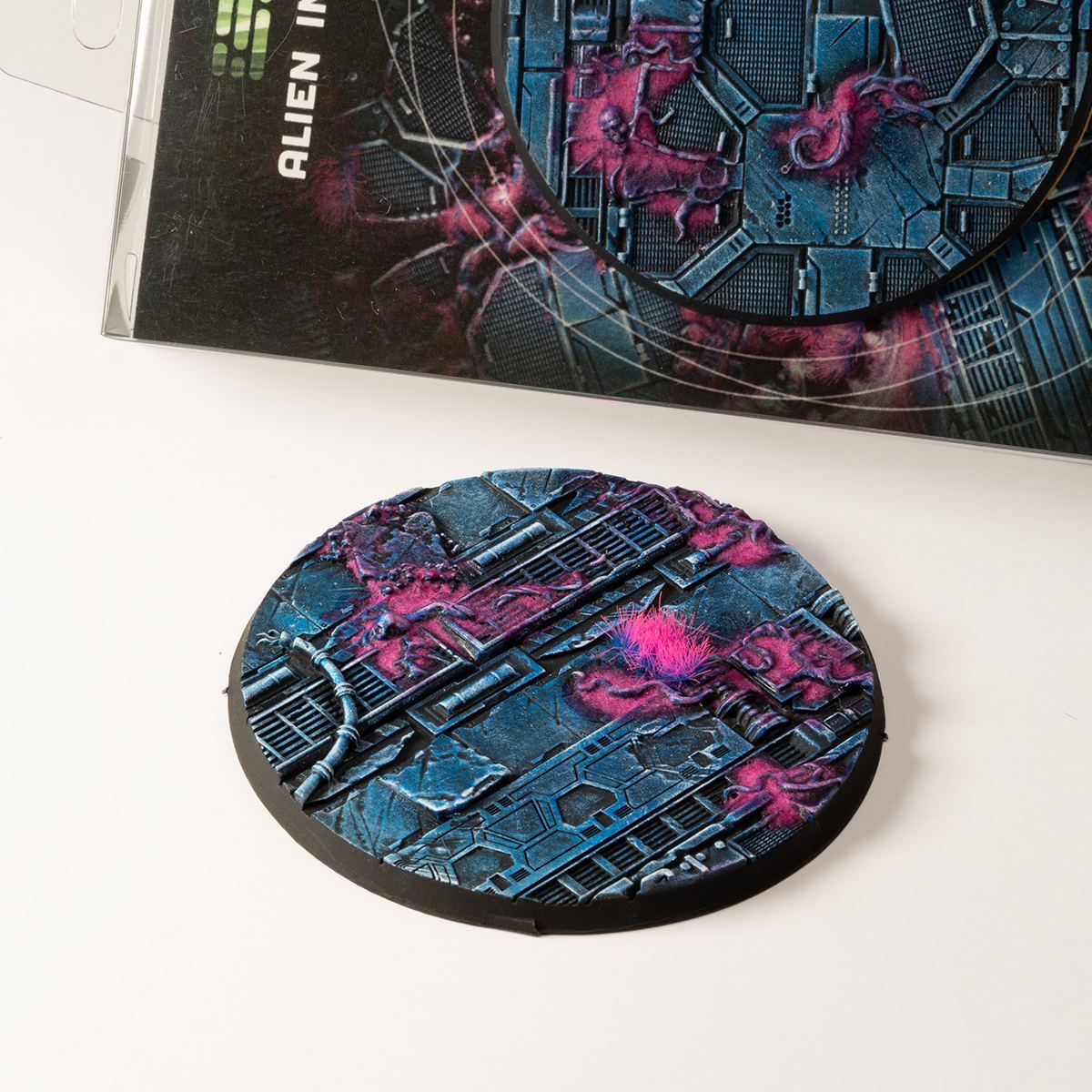 GamersGrass - Alien Infestation Bases, Round 80mm (x1)