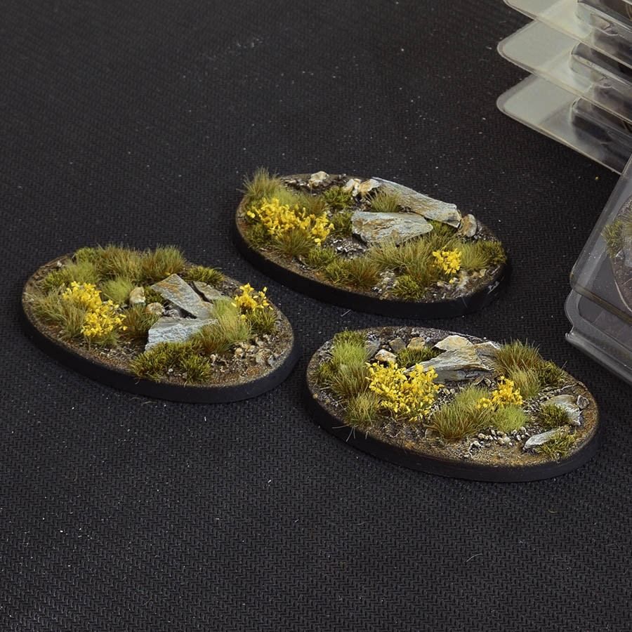GamersGrass - Highland Bases, Oval 75mm (x3)