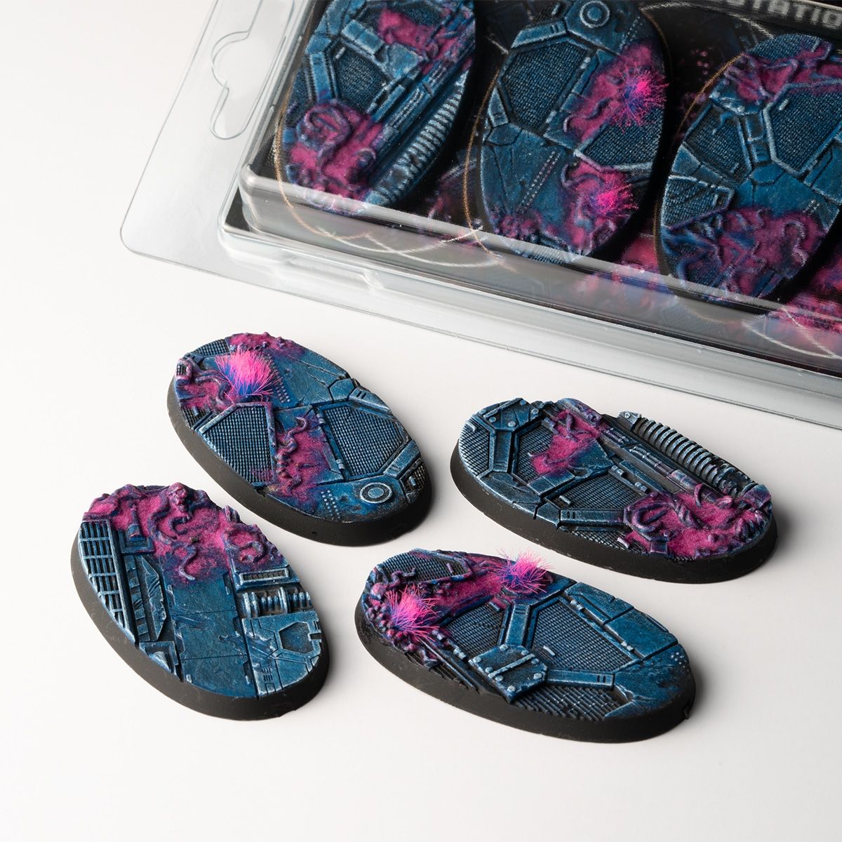 GamersGrass - Alien Infestation Bases, Oval 60mm (x4)