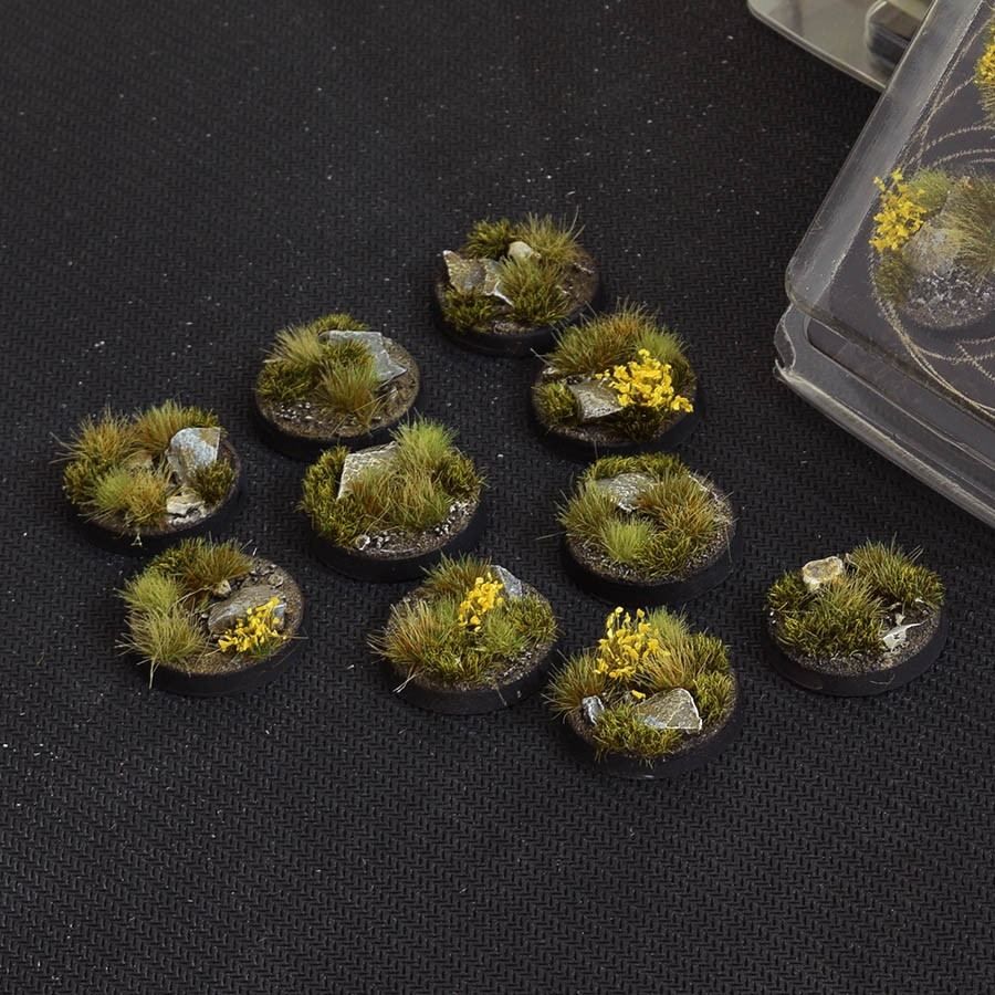 GamersGrass - Highland Bases, Round 25mm (x10)