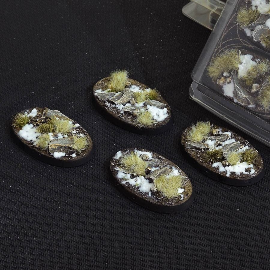 GamersGrass - Winter Bases, Oval 60mm (x4)