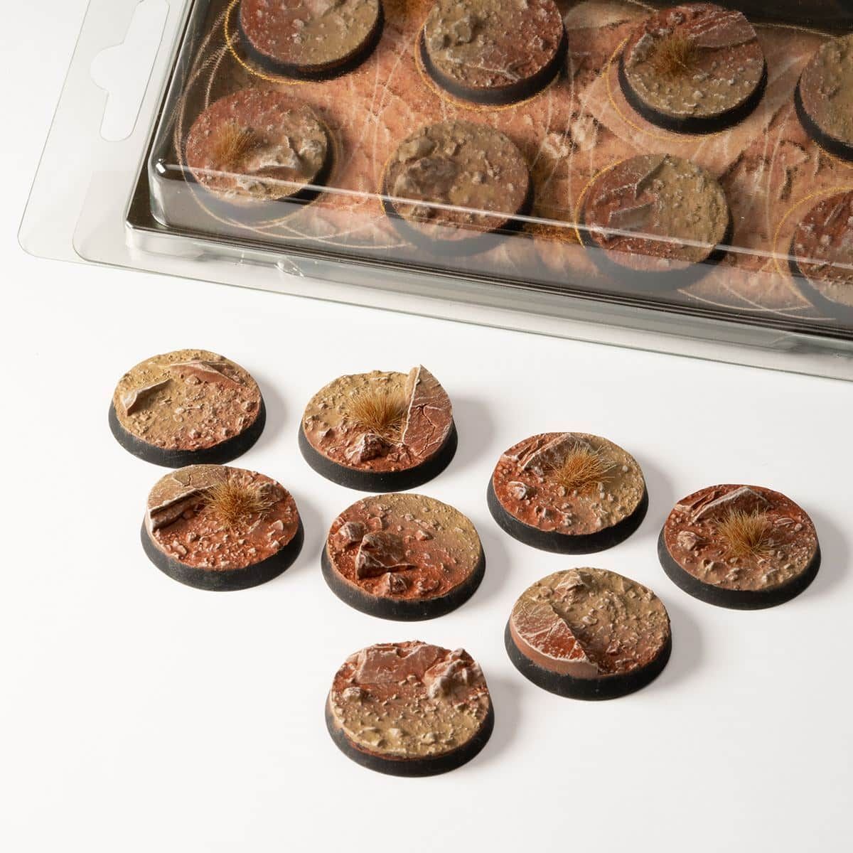 GamersGrass - Badlands Bases, Round 28mm (x8)