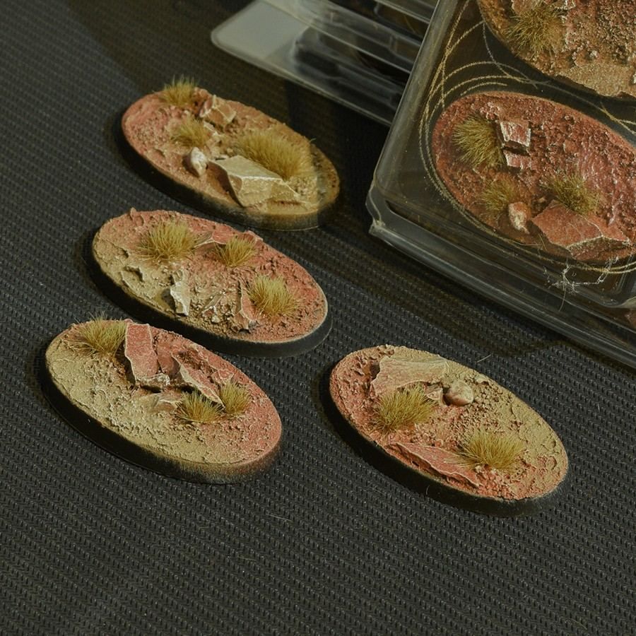 GamersGrass - Badlands Bases, Oval 60mm (x4)