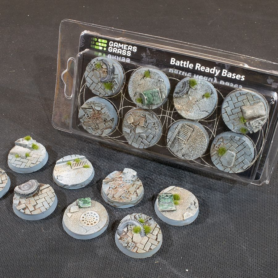 GamersGrass - Urban Warfare Bases, Round 32mm (x8)