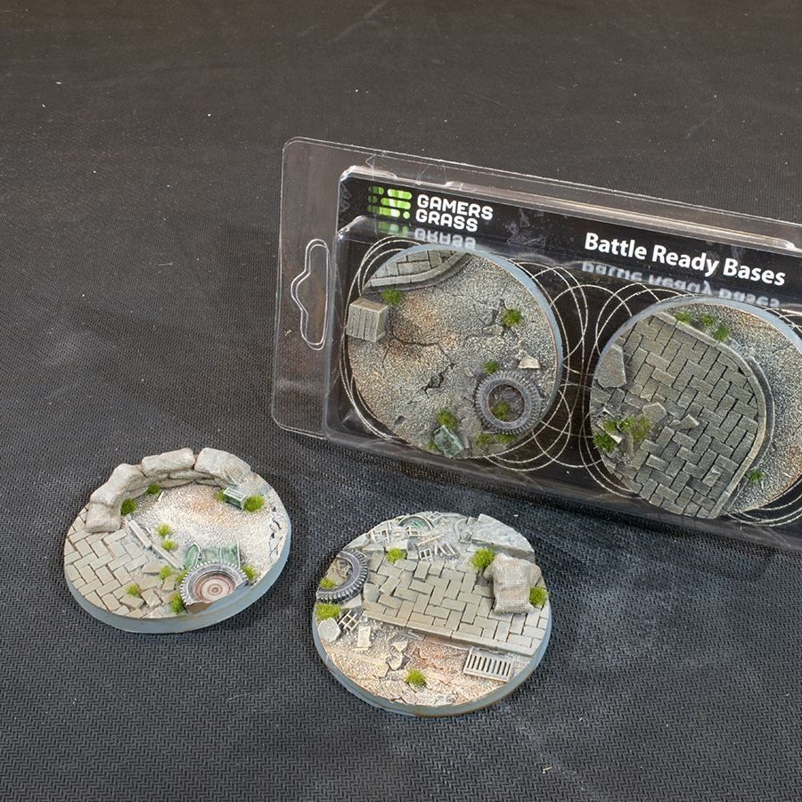 GamersGrass - Urban Warfare Bases, Round 60mm (x2)