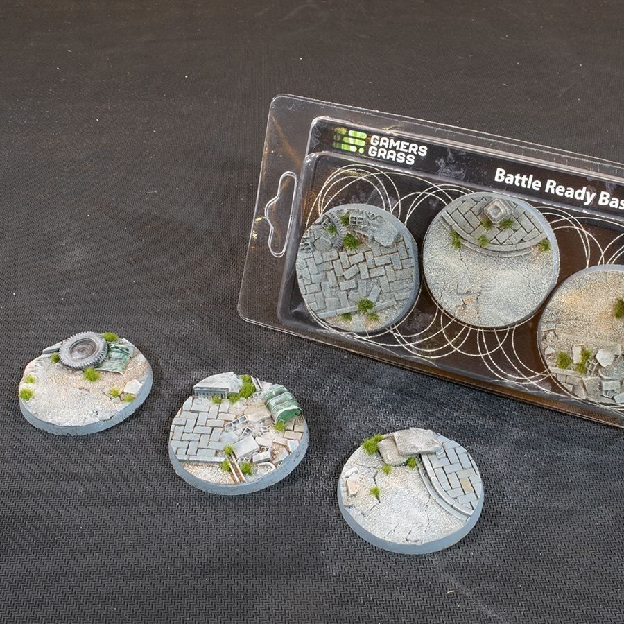 GamersGrass - Urban Warfare Bases, Round 50mm (x3)