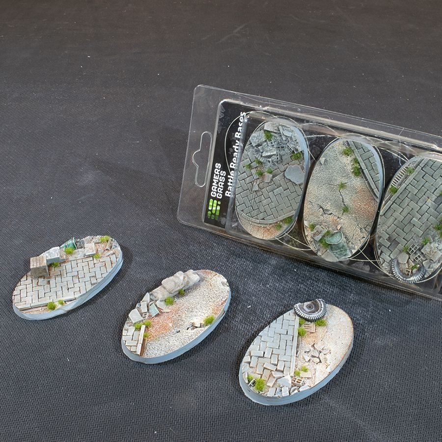 GamersGrass - Urban Warfare Bases, Oval 75mm (x3)