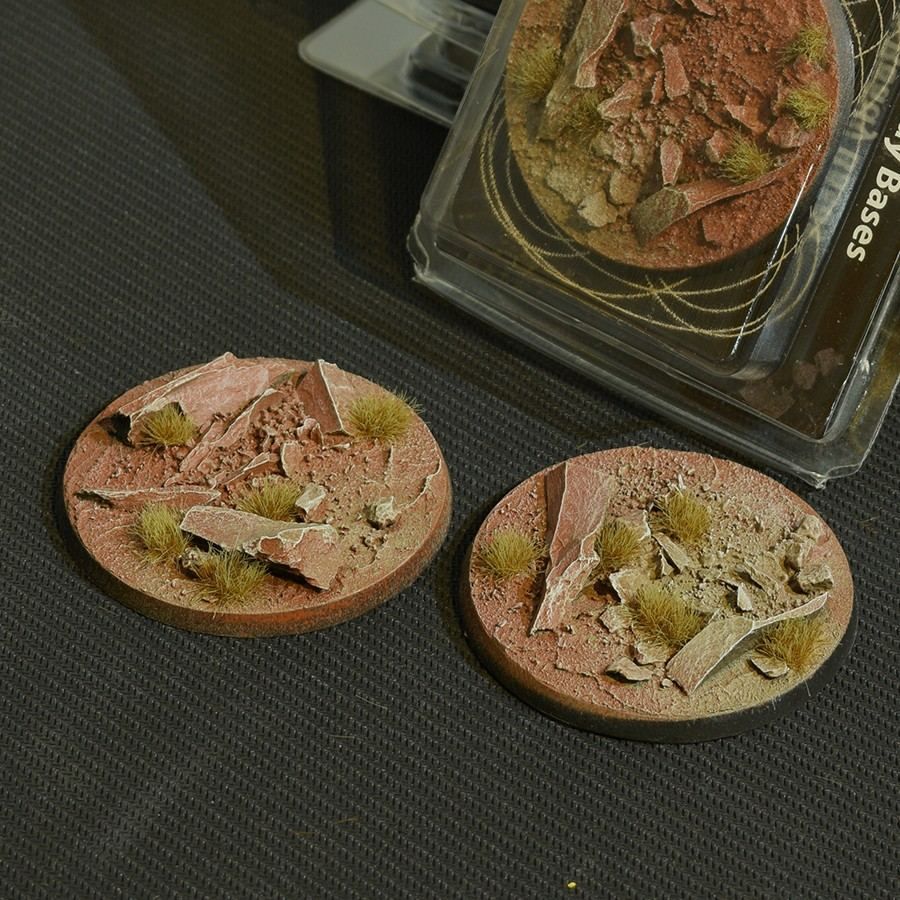 GamersGrass - Badlands Bases, Round 60mm (x2)