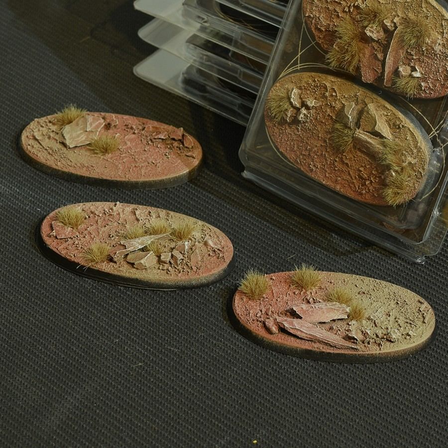 GamersGrass - Badlands Bases, Oval 75mm (x3)