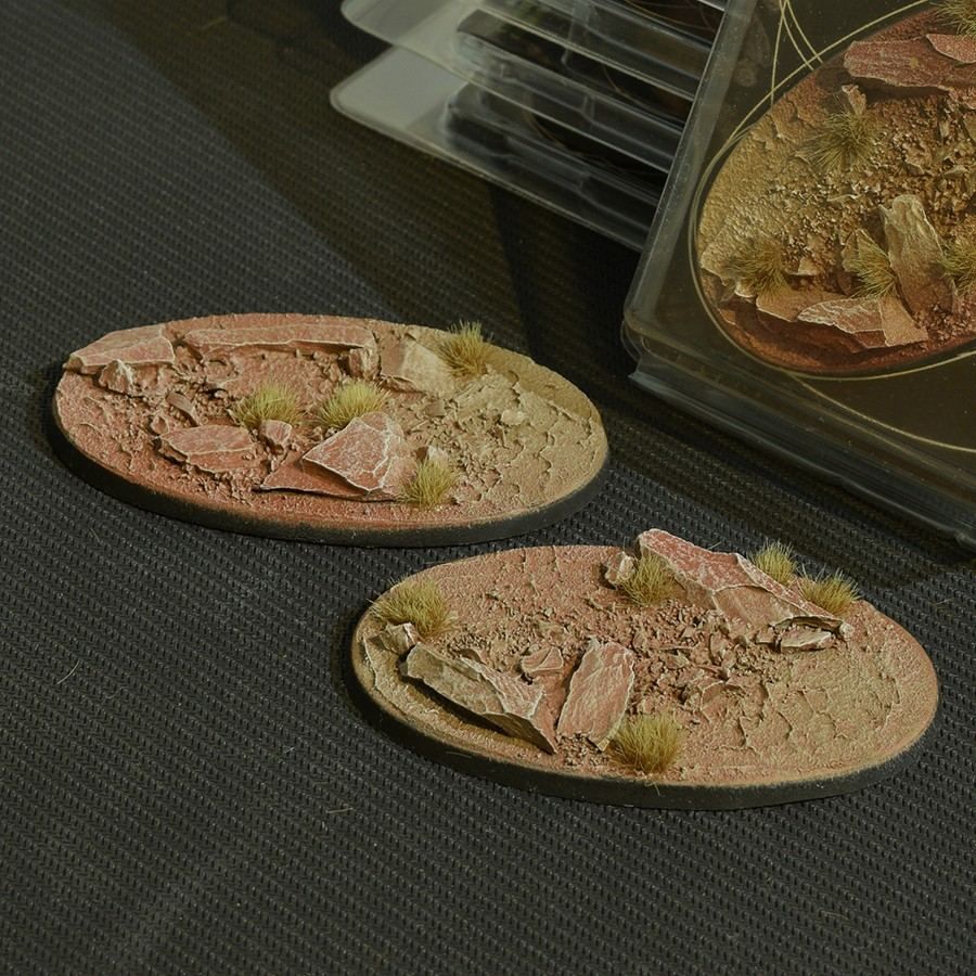 GamersGrass - Badlands Bases, Oval 90mm (x2)