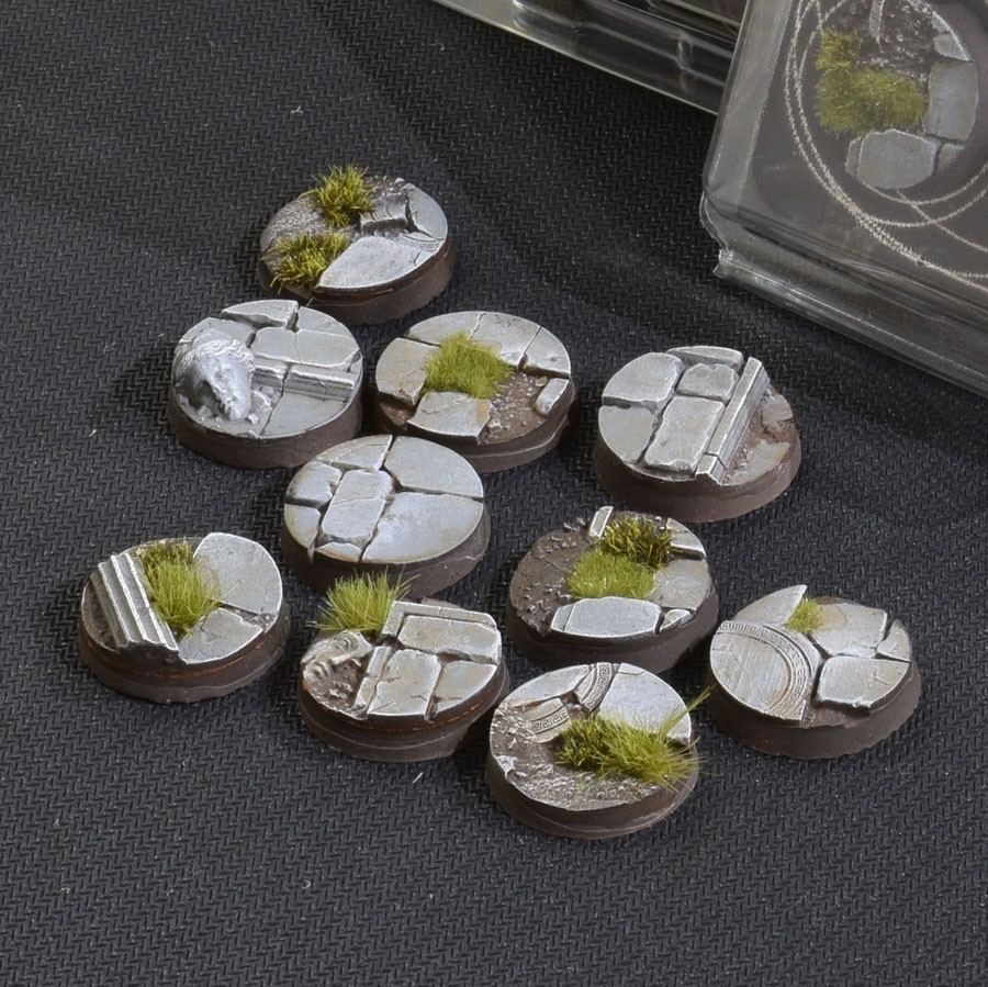 GamersGrass - Temple Bases, Round 25mm (x10)