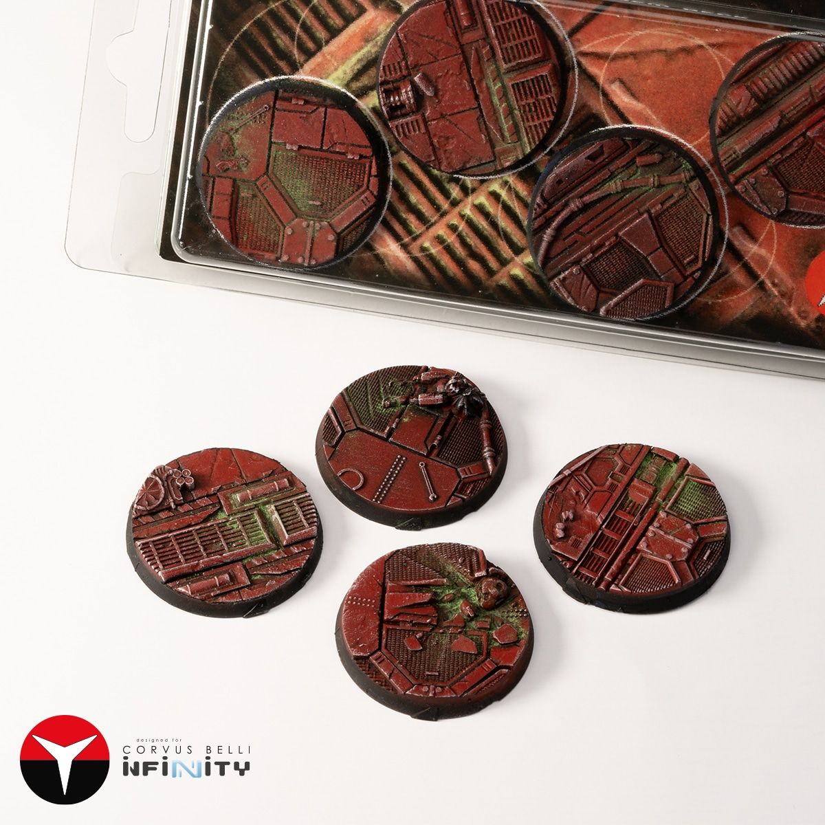GamersGrass - Nomad Crew Deck Bases, Round 40mm (x4)