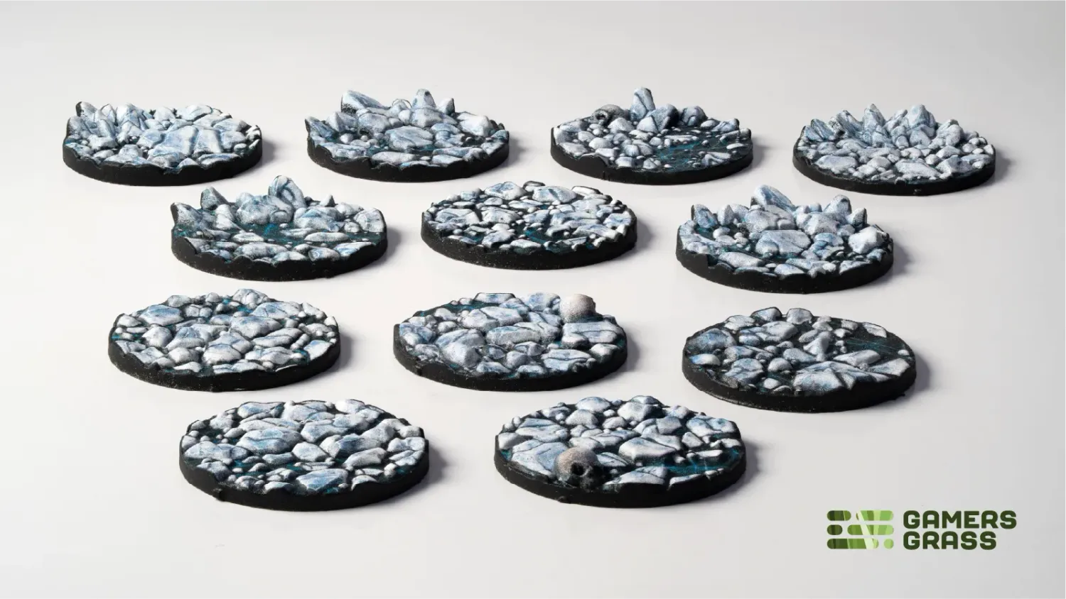 GamersGrass - Frost Lake – Round 25mm (x12)
