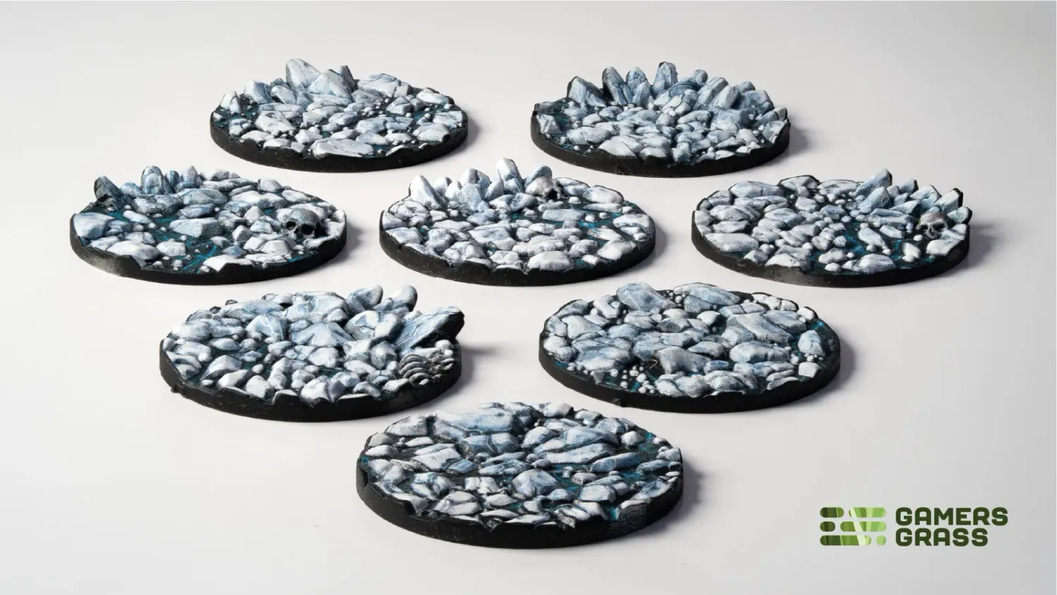 GamersGrass - Frost Lake – Round 32mm (x8)