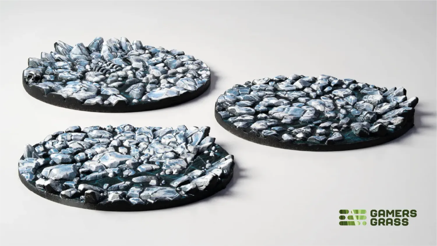 GamersGrass - Frost Lake – Round 50mm (x3)