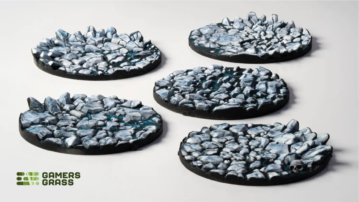 GamersGrass - Frost Lake – Round 40mm (x5)
