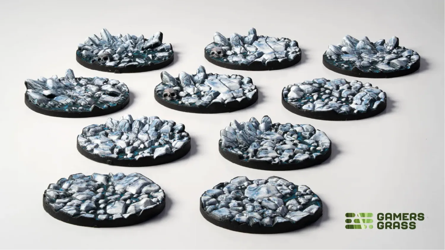 GamersGrass - Frost Lake – Round 28mm (x10)