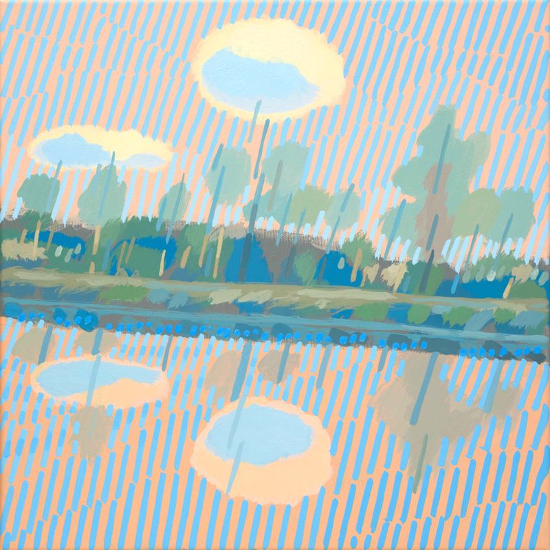 Originalmalerei 'Kleine Wolke'