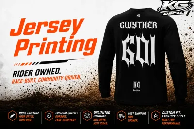 CUSTOMISE YOUR MOTOCROSS JERSEY CUSTOMISE YOUR MOTOCROSS JERSEY