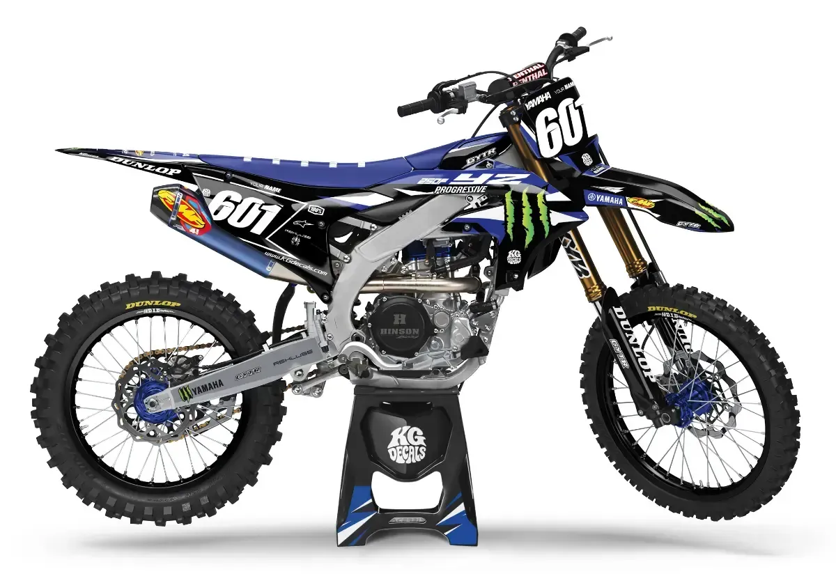 YAMAHA SEMI CUSTOM BIKE DECALS — FACTORY STAR