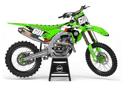 KAWASAKI SEMI CUSTOM BIKE DECALS — Lacapelle Marival MXGP KAWASAKI SEMI CUSTOM BIKE DECALS — Lacapelle Marival MXGP