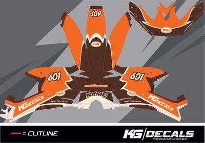 BELL MOTO 10 HELMET WRAP — STRIKE DESERT BONE BELL MOTO 10 HELMET WRAP — STRIKE DESERT BONE