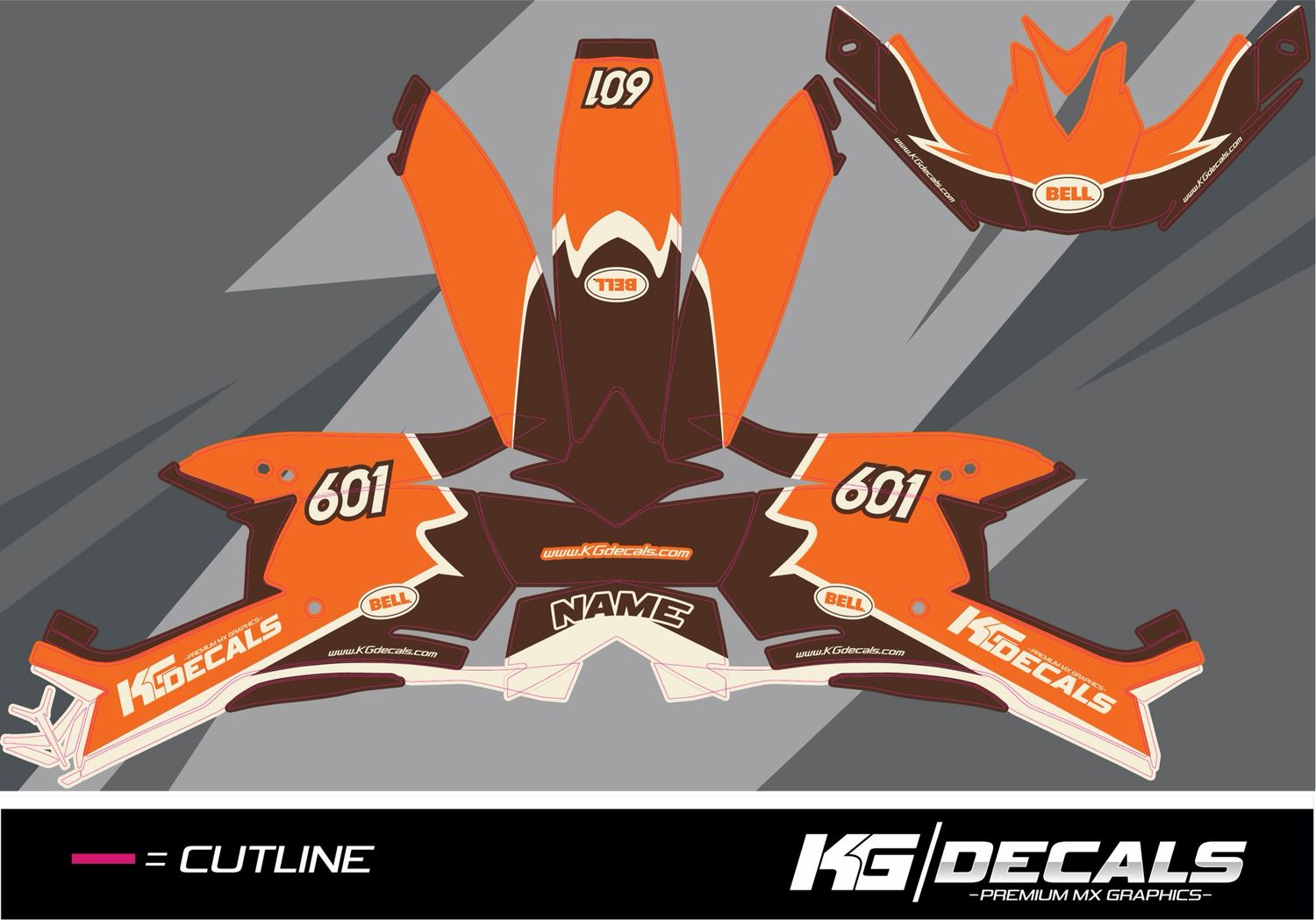 BELL MOTO 10 HELMET WRAP — STRIKE DESERT BONE