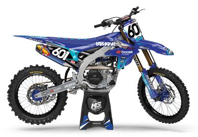 YAMAHA SEMI CUSTOM BIKE DECALS — TROY