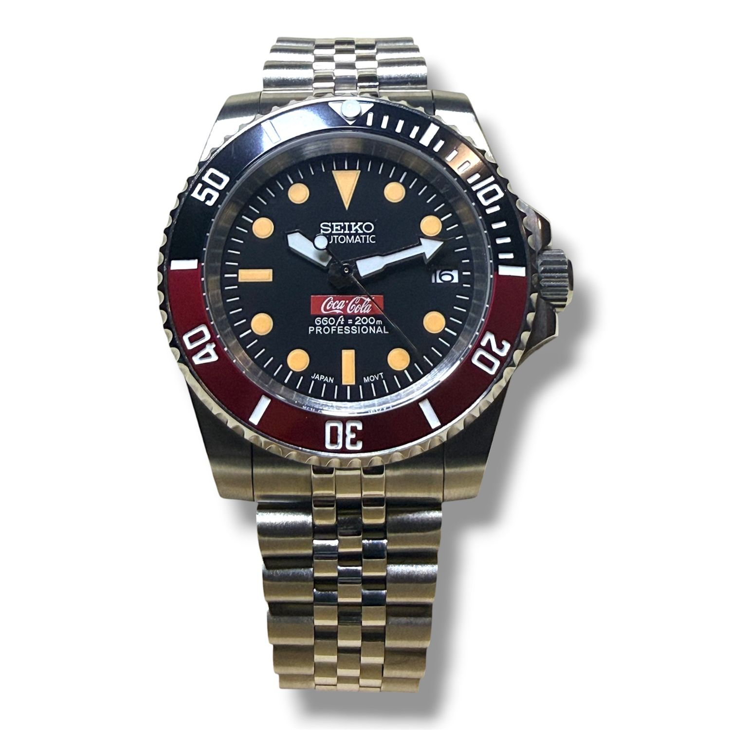 Seiko Mod "Submariner COKE" inspired