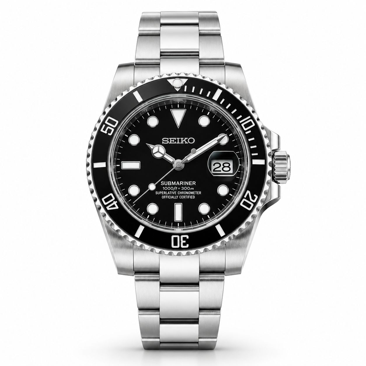 Seiko Mod "Submariner" Inspired - Black