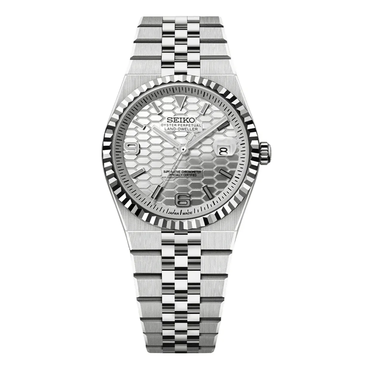 Seiko Mod "Land-Dweller" Inspired - Silver