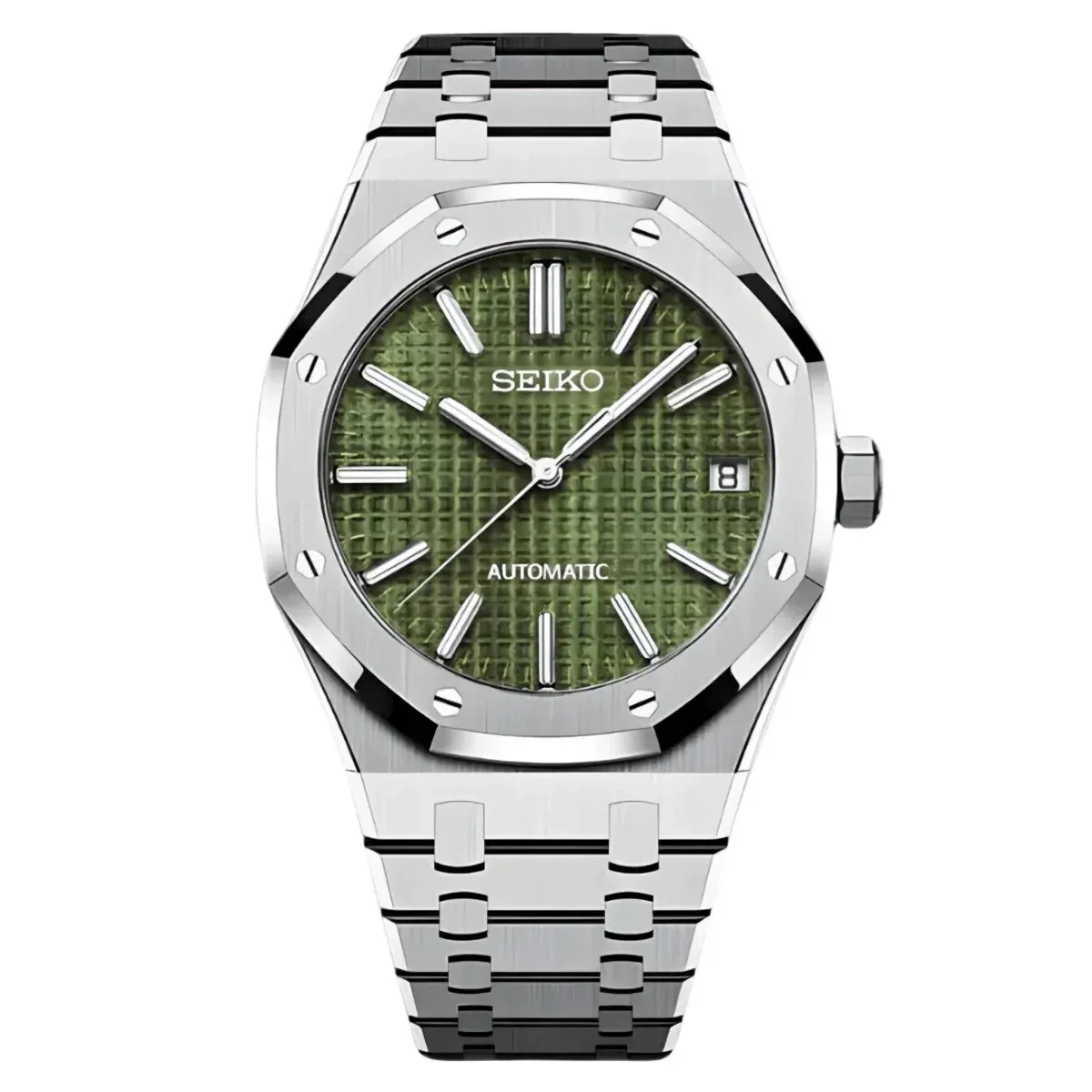 Seiko Mod "Royal Oak" inspired - Olive