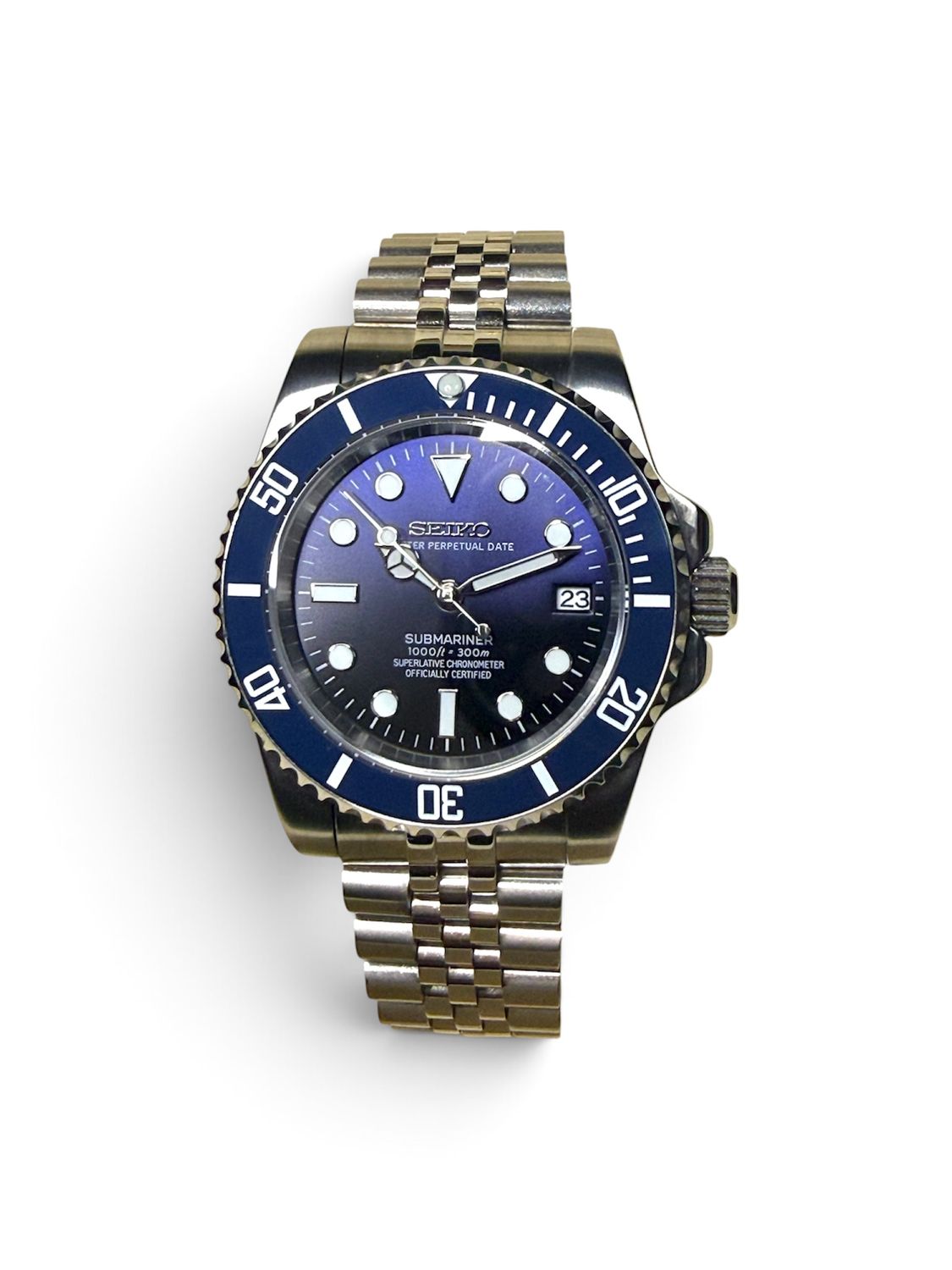 Seiko Mod "Submariner" Inspired - The Blue Phantom