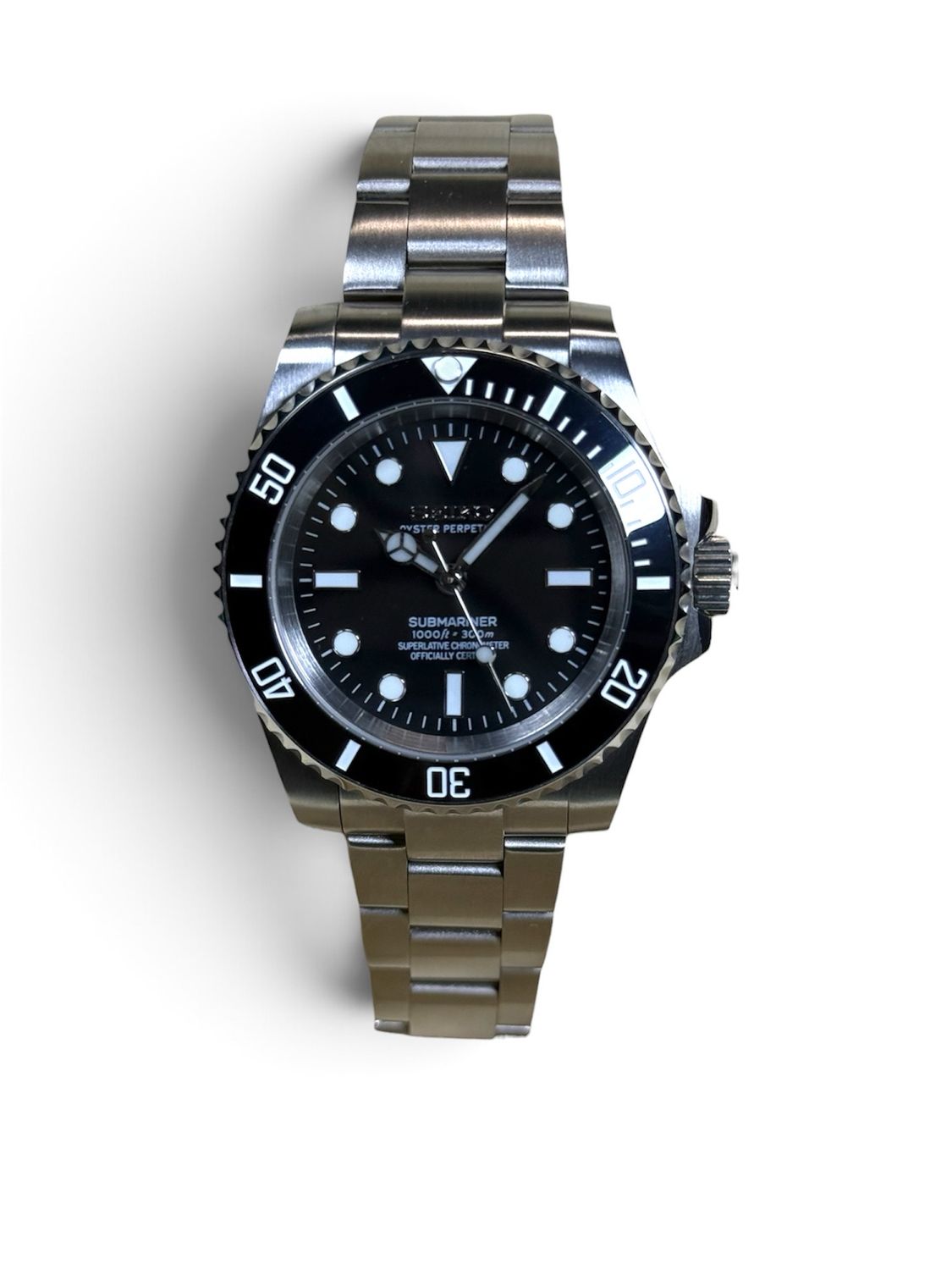 Seiko Mod “Submariner” Inspired  No Date