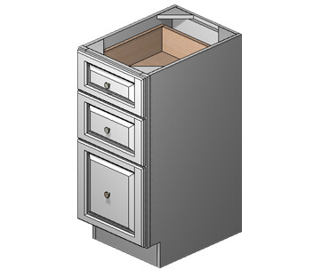 15 Inch Gibson White Shaker Vanity 15 Inch Gibson White Shaker Vanity