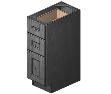 12 Inch Taylor Grey Shaker Vanity