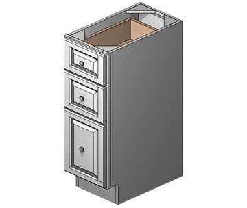 12 Inch Gibson White Shaker Vanity