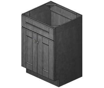 24 Inch Taylor Grey Shaker Vanity