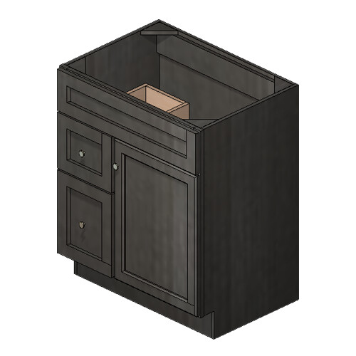 30 Inch Ashton Grey Shaker(Door Left) 30 Inch Ashton Grey Shaker(Door Left)