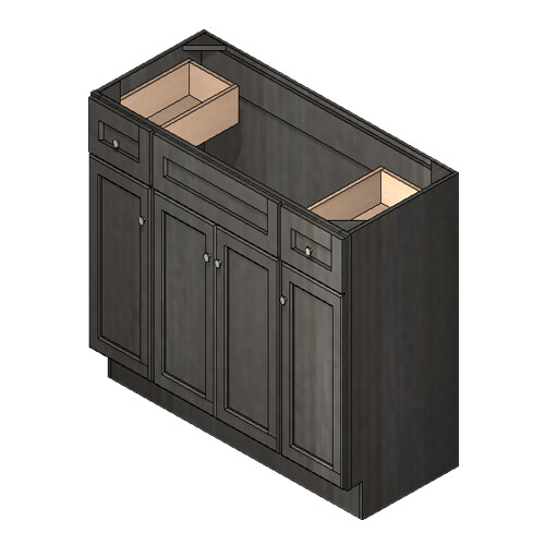 48 Inch Ashton Grey Shaker 48 Inch Ashton Grey Shaker