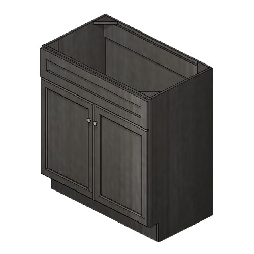 36 Inch Ashton Grey Shaker