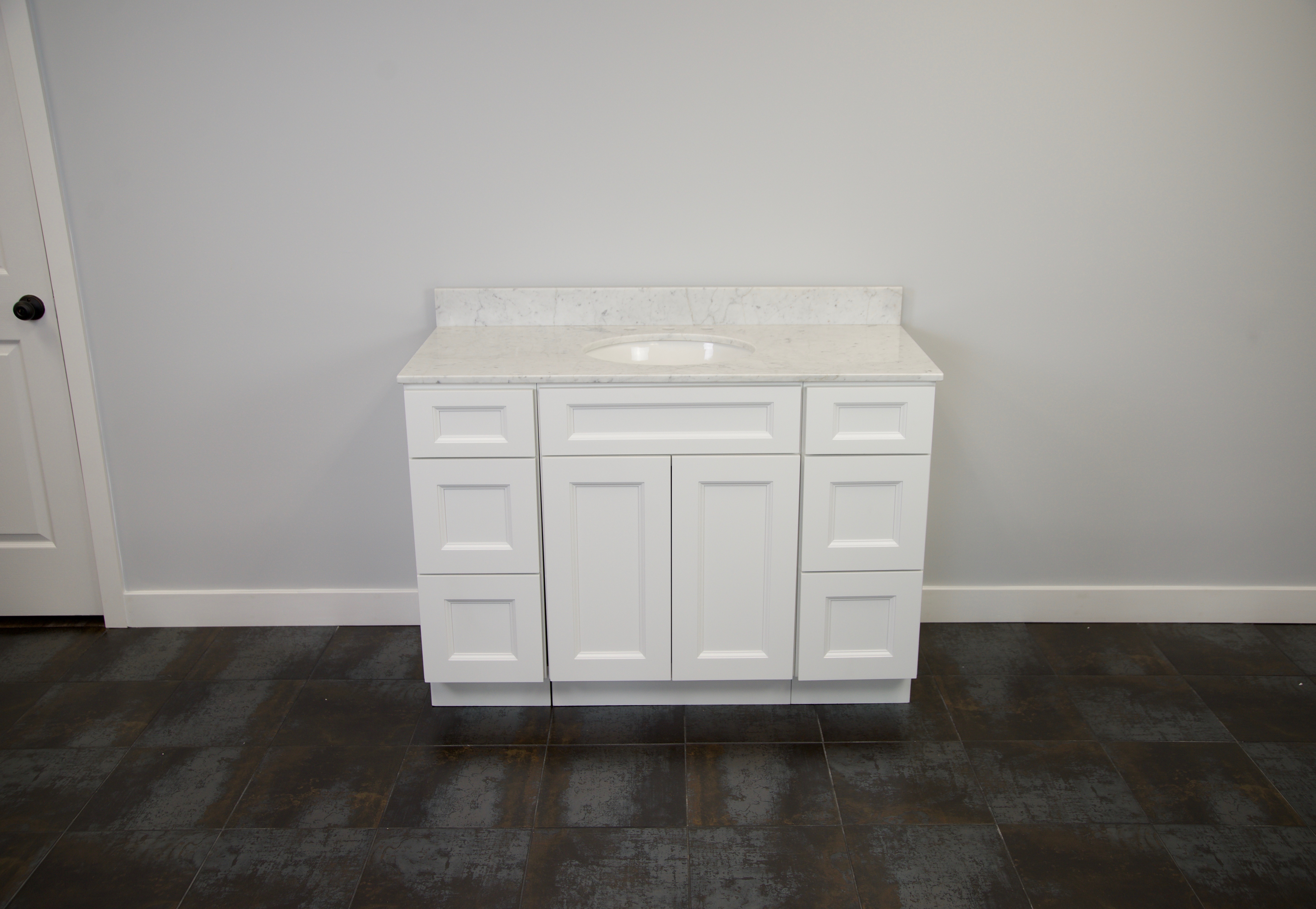 48'' Town White Vanity with top Combo