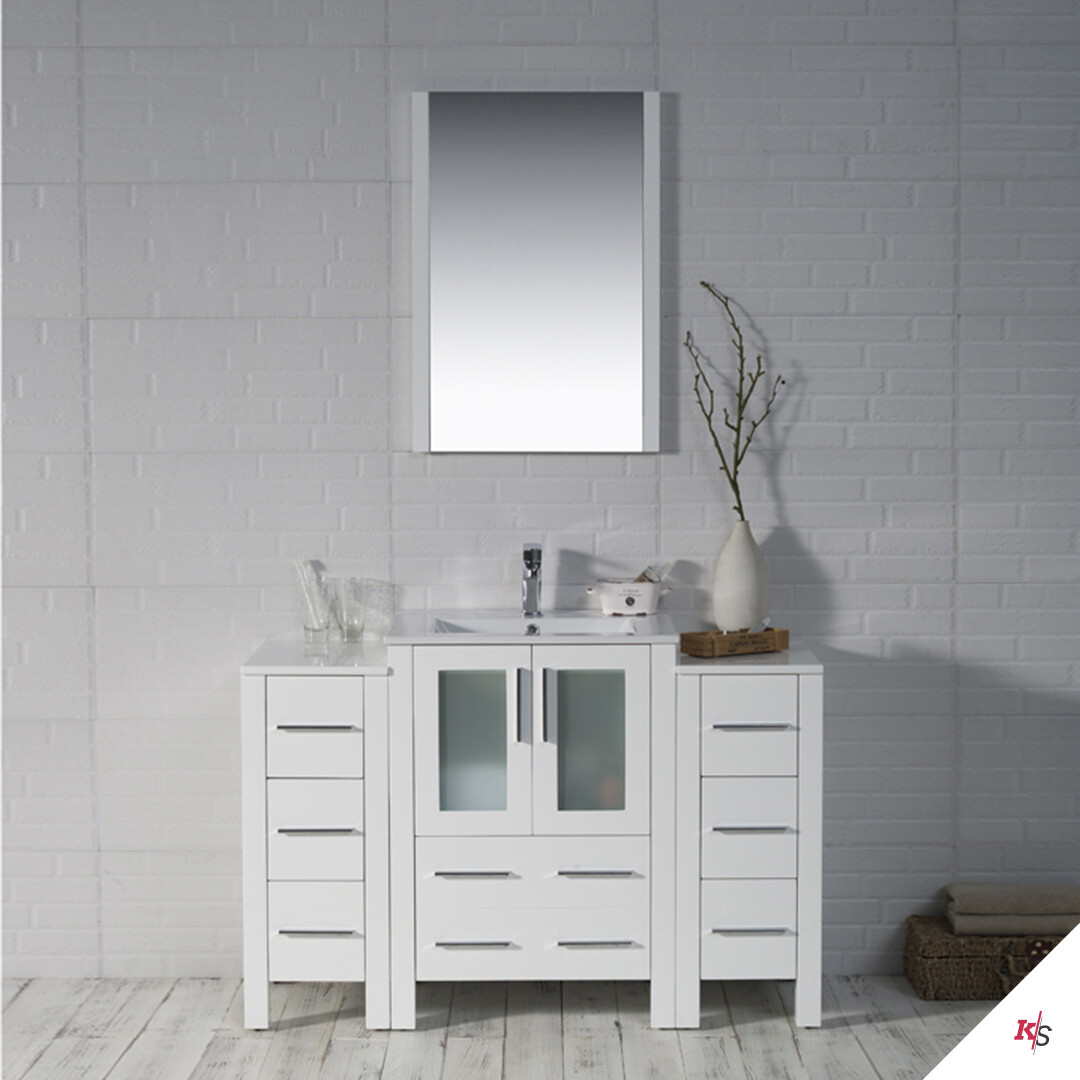 48 Inch Sydney Vanity With Side Cabinet