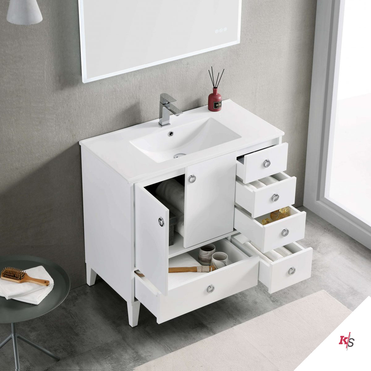 Lyon 48 Inch Vanity – Double Sinks