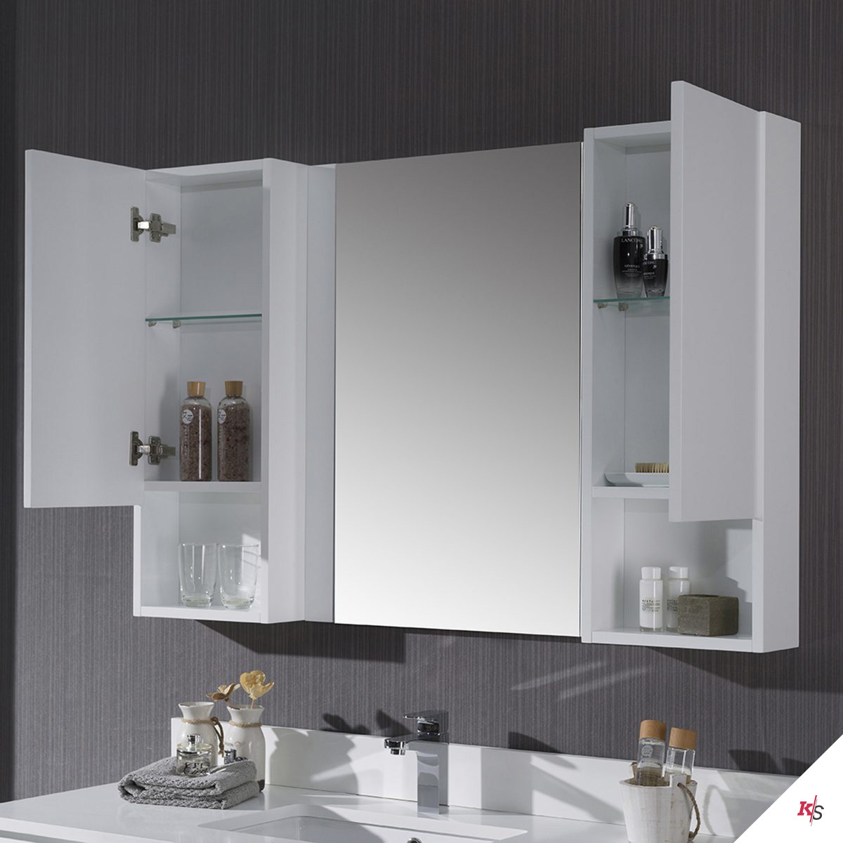 Monaco 48 Inch Vanity (Single or Double Basins)