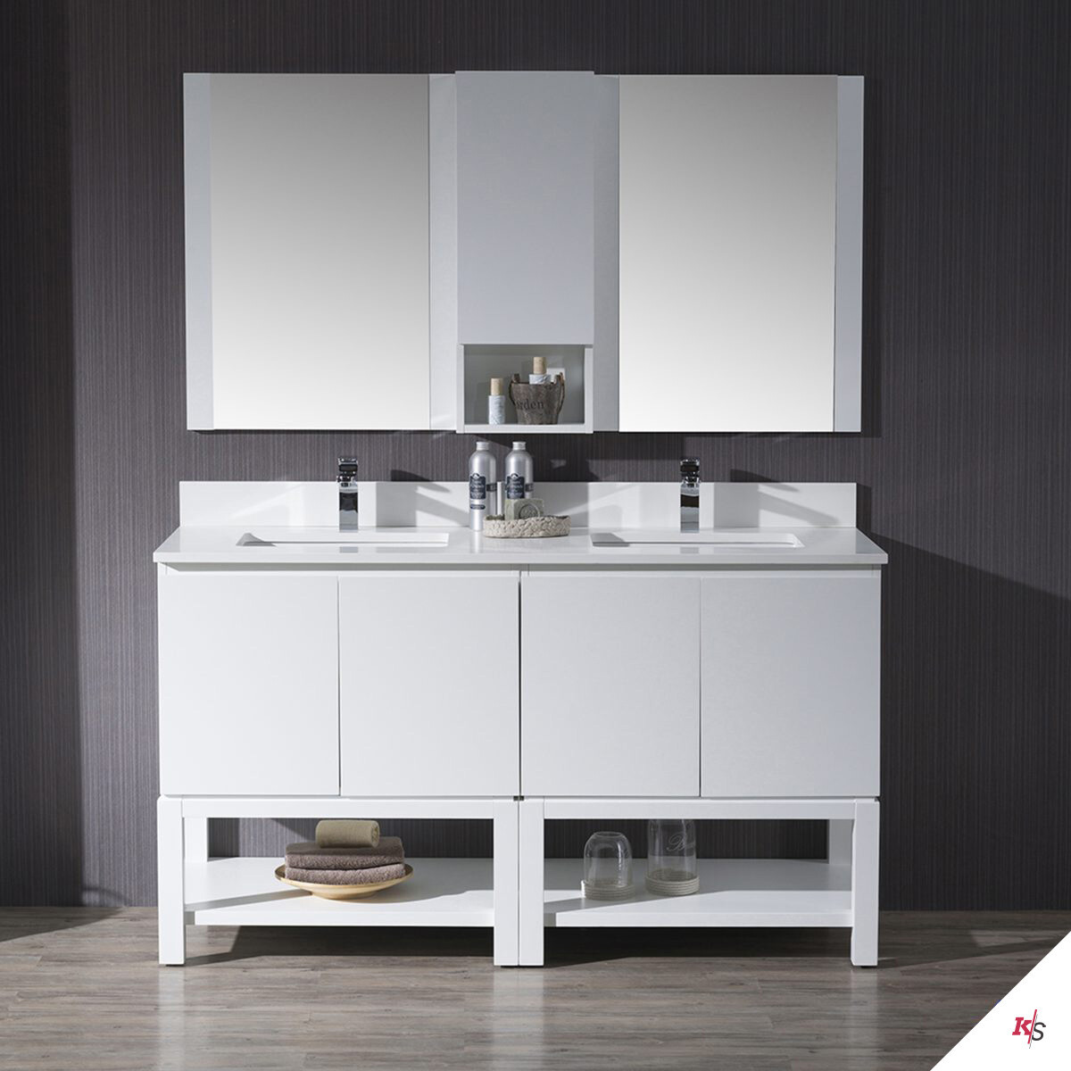 Monaco 60 Inch Vanity