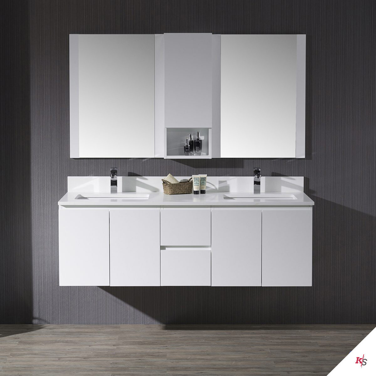 Monaco 60 Inch Vanity