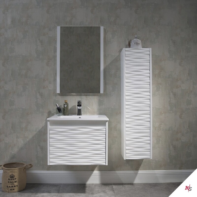 Paris 30 Inch Vanity – Glossy White